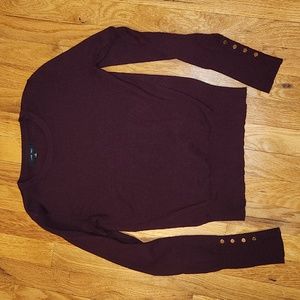 Burgundy sweater